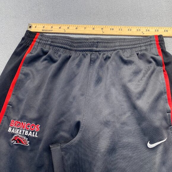 Nike Dry Fit Mens Sweat Pants Broncos Basketball - Black Size Large,Drawstring - Picture 4 of 13